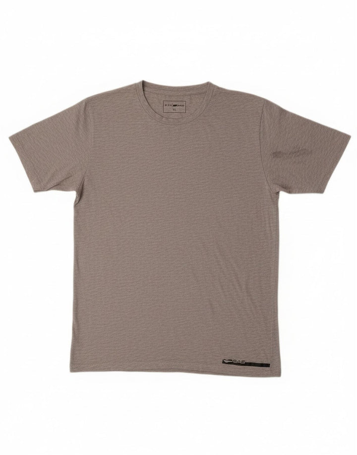 T-shirt męski Gas Top XL, szary, bawełniany