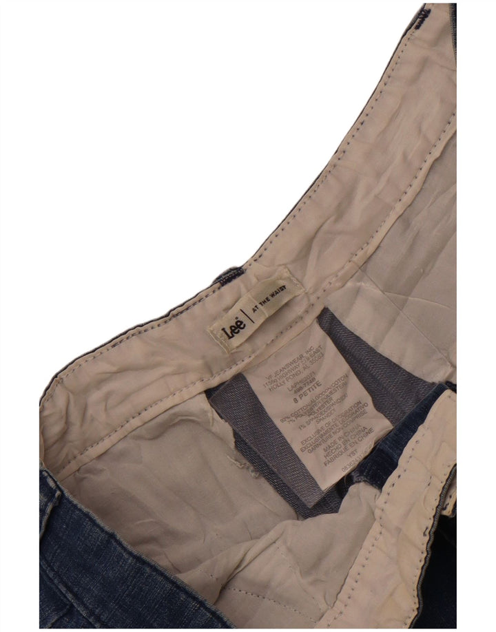 Damskie dżinsy Lee Petite Capri US 8 Medium W30 L18 Niebieska bawełna