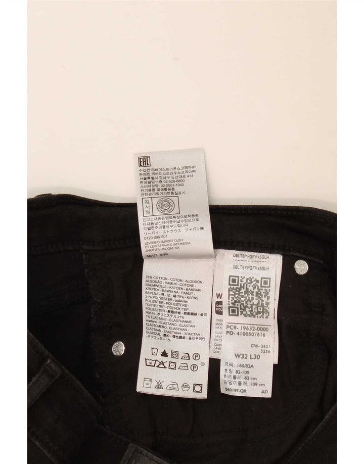 Damskie dżinsy Levi's 315 Shaping Bootcut W32 L30 Czarna bawełna