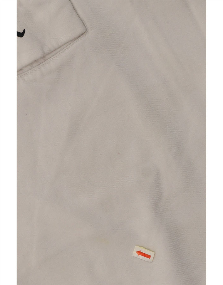 Męski sweter z kapturem i zamkiem błyskawicznym CHAMPION, średniej wielkości, biały, bawełniany