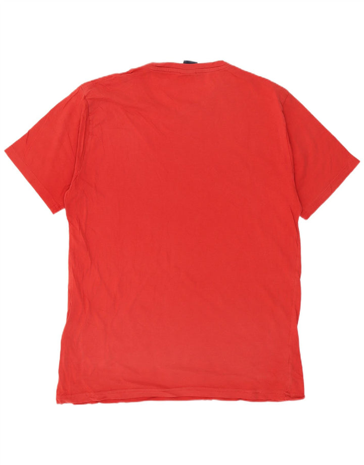 Męski T-shirt z grafiką North Sails, duży, czerwony