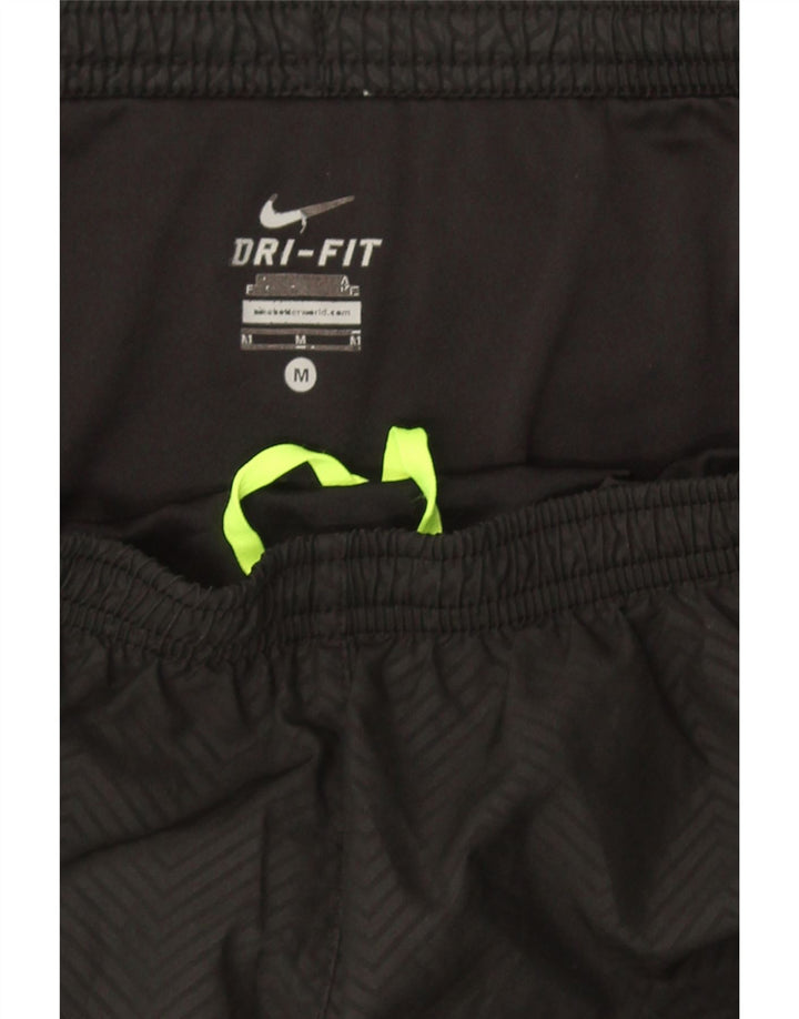 Damskie spodenki sportowe NIKE Dri Fit UK 14, średni czarny Chevron