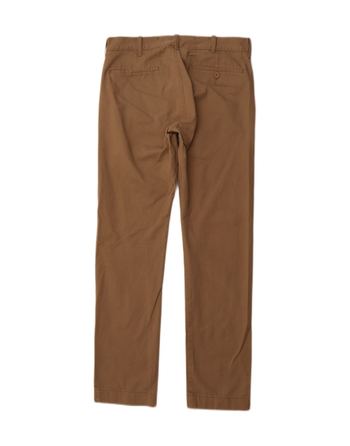 J. CREW Męskie spodnie Chino The Driggs Slim W30 L32 Beżowa bawełna