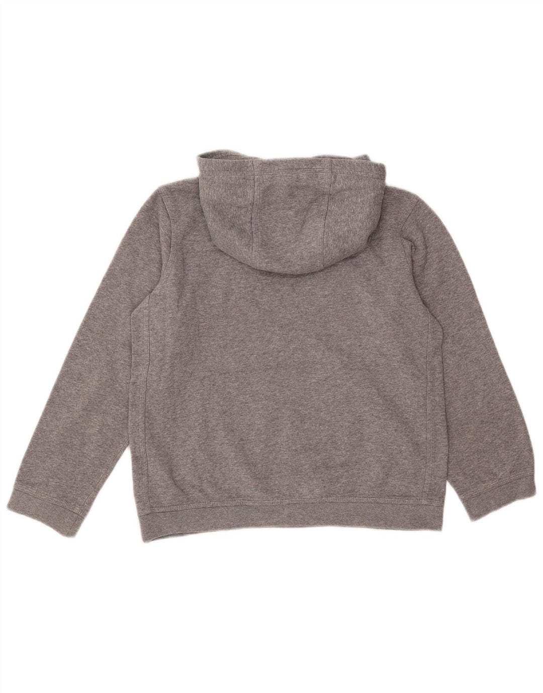 Chłopięcy sweter z kapturem NIKE o standardowym kroju, duży, 12-13 lat, szary, bawełniany