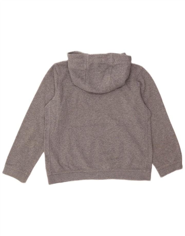 Chłopięcy sweter z kapturem NIKE o standardowym kroju, duży, 12-13 lat, szary, bawełniany