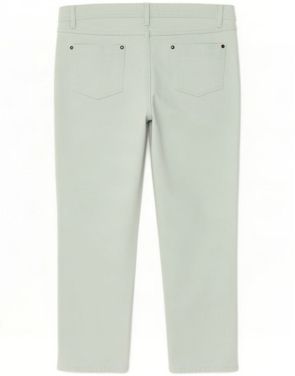 Wąskie spodnie Capri damskie Weird Fish UK 12 Medium W32 L23 Turkusowa bawełna