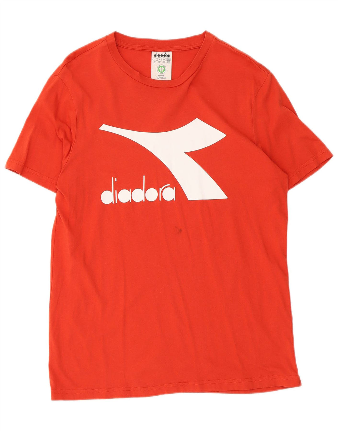 Męski T-shirt z grafiką Diadora, mały, czerwony