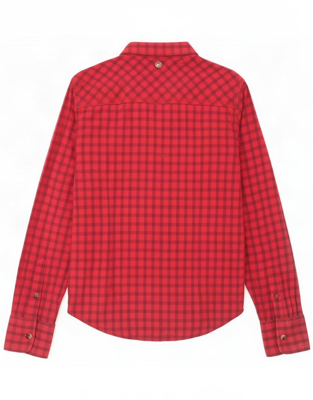 Damska koszula flanelowa Superdry UK 12 Medium Red Gingham Cotton