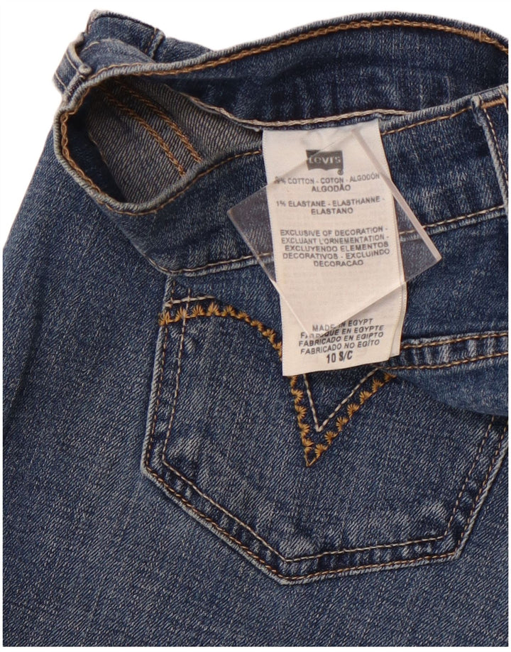 Damskie jeansy LEVI'S 506 Straight US 10 Large W30 L27 Niebieskie bawełniane