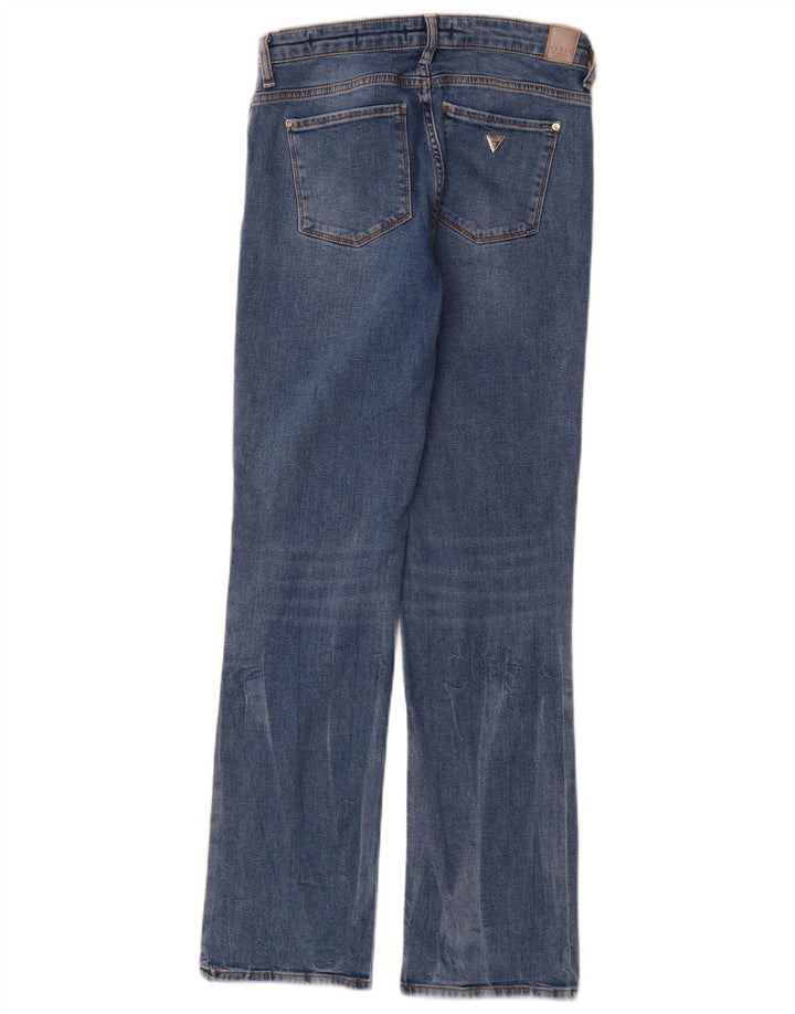 Damskie jeansy Guess Curvy Straight W28 L32 Niebieskie bawełniane