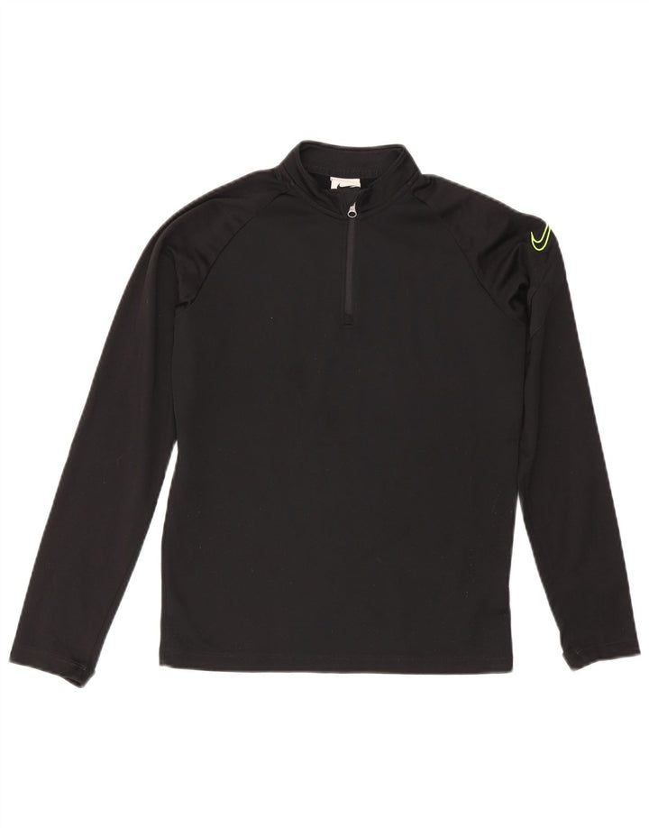 Chłopięcy dres Nike Dri Fit z grafiką, 10-11 lat, średni czarny