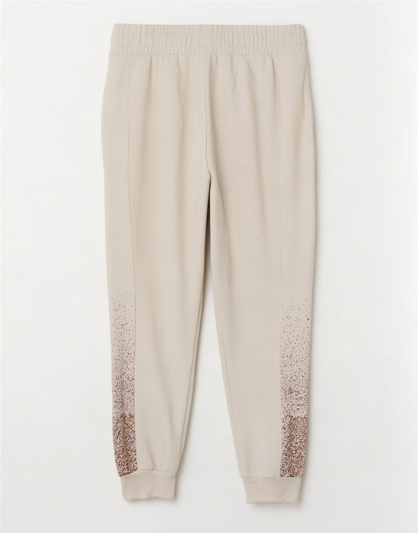 Damskie spodnie dresowe Puma Joggers UK 6 XS Białe cętki