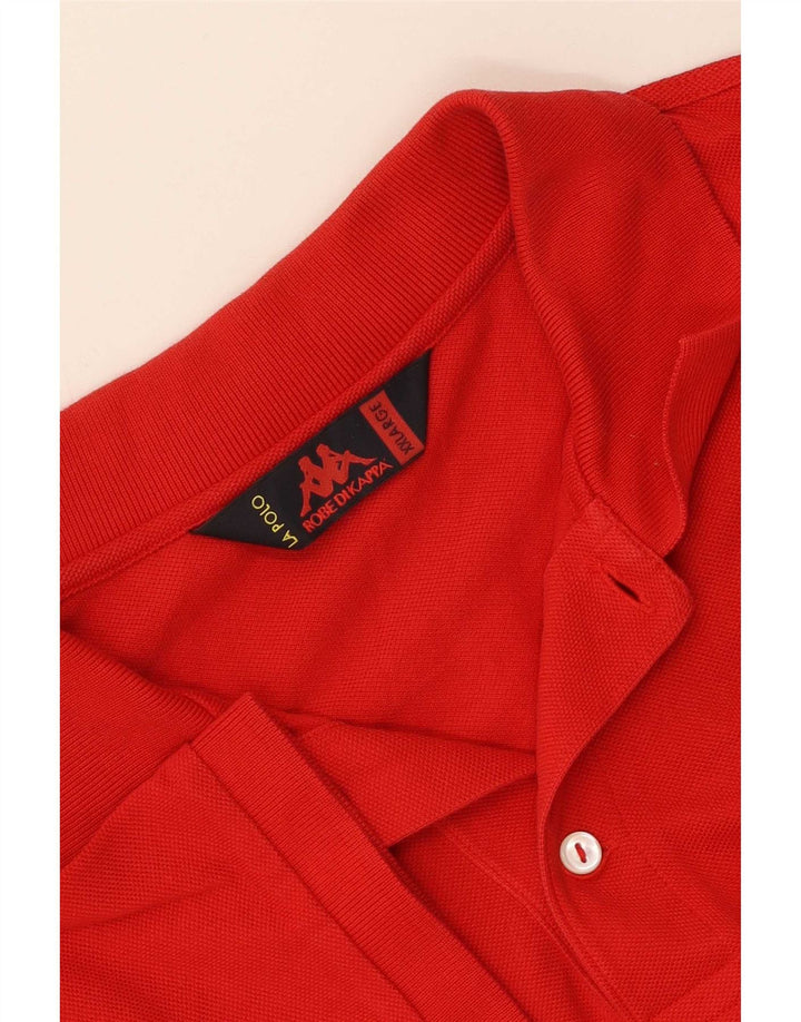Męska koszulka polo Kappa 2XL czerwona