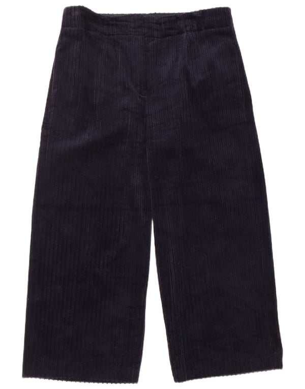 Spodnie sztruksowe Marks & Spencer Crop UK 14 Large W32 L24 Granatowe