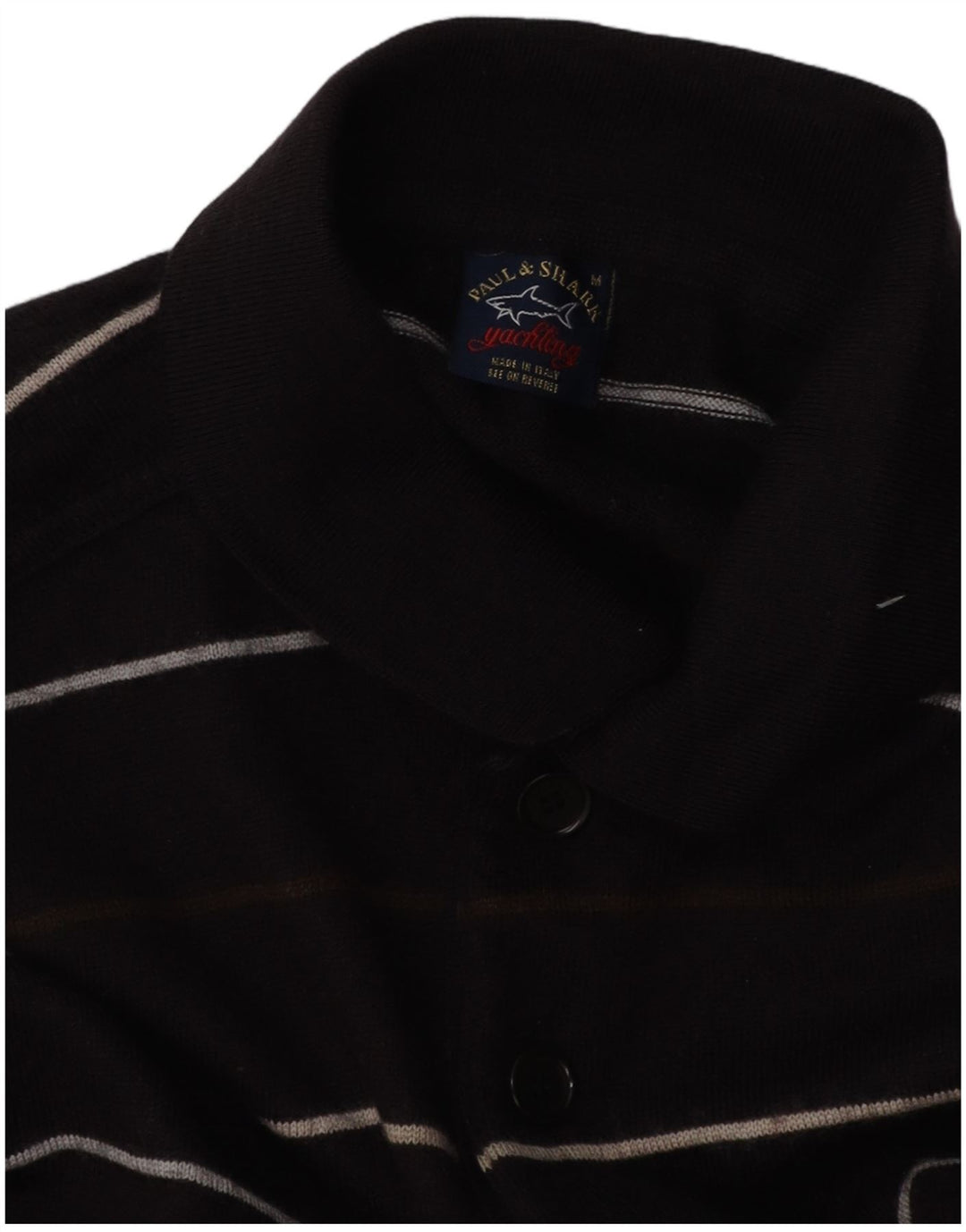 Męski sweter polo PAUL & SHARK, średni granatowy