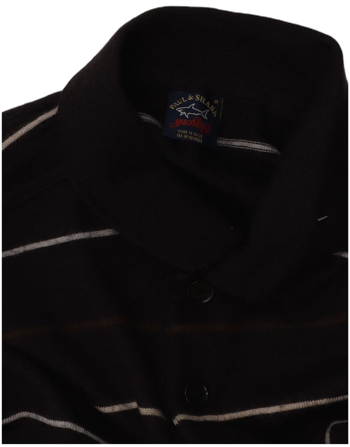 Męski sweter polo PAUL & SHARK, średni granatowy