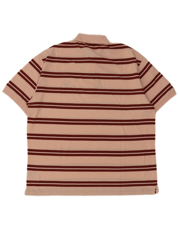 Męska koszulka polo Fred Perry XL, bawełniana w różowe paski