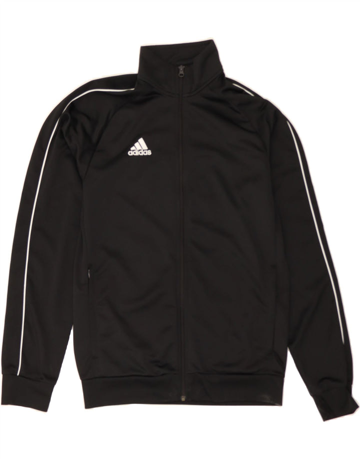 ADIDAS Womens Tracksuit Top Jacket UK 14 Medium Black Polyester Vintage Adidas and Second-Hand Adidas from Messina Hembry 