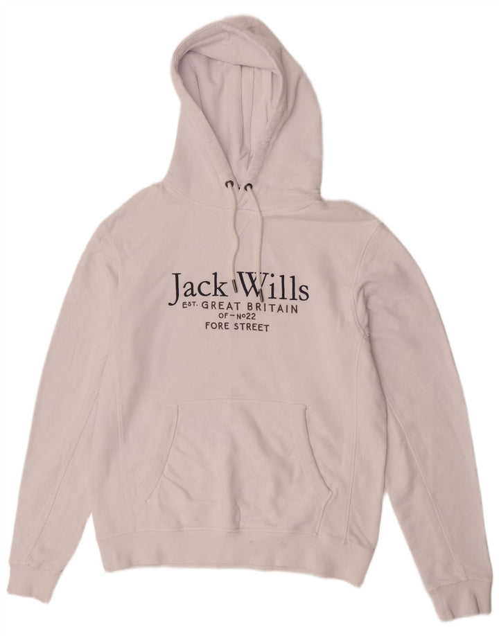 Męski sweter z kapturem Jack Wills, średniej wielkości, z białej bawełny
