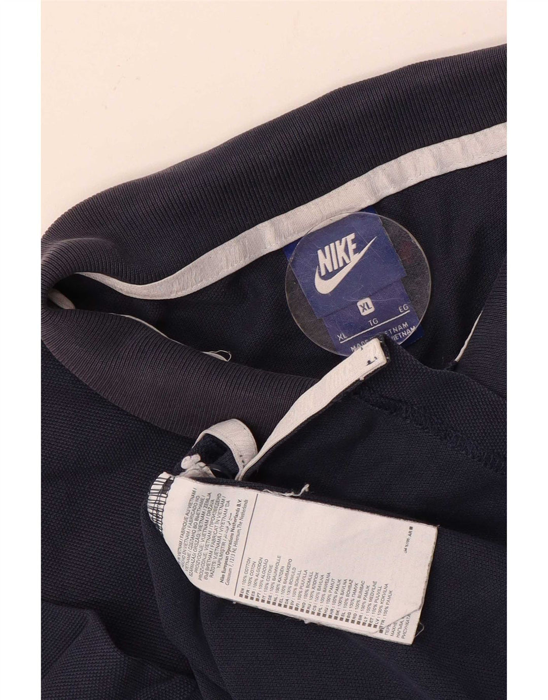 Męska koszulka polo Nike XL, granatowa, bawełniana