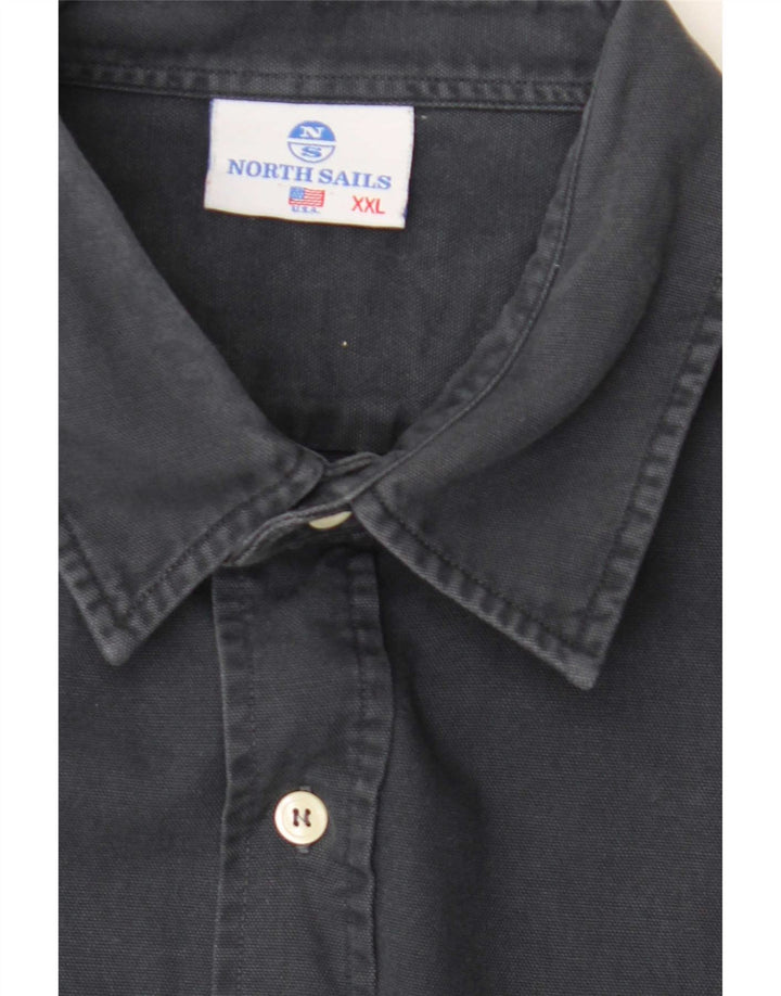 Męska koszula graficzna North Sails 2XL w kolorze czarnym