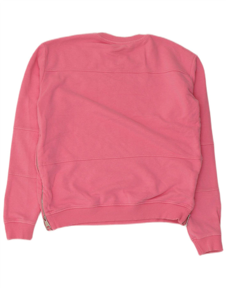 Damski sweter oversize Zara UK 10, mały, różowy