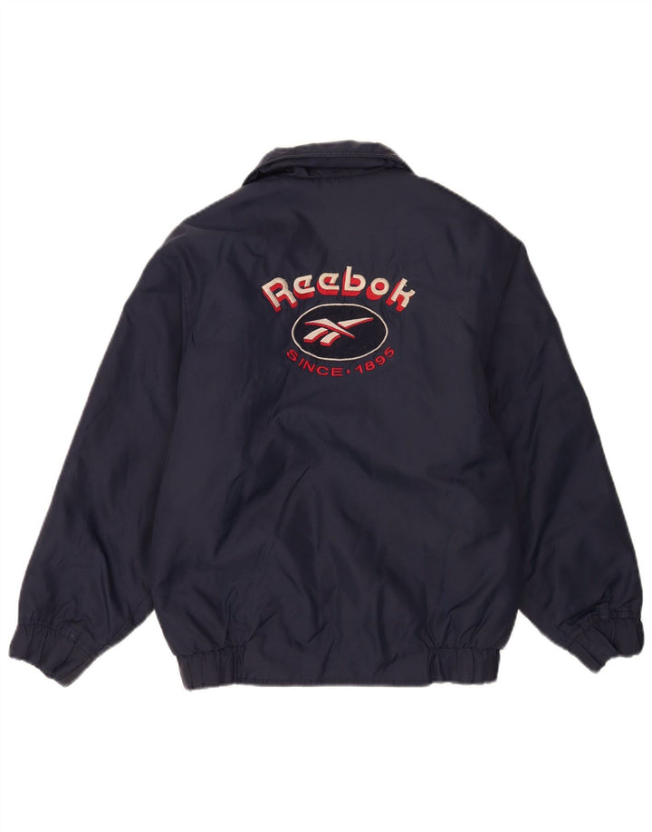 Chłopięca kurtka bomber Reebok z grafiką 13-14 lat, granatowa, nylonowa