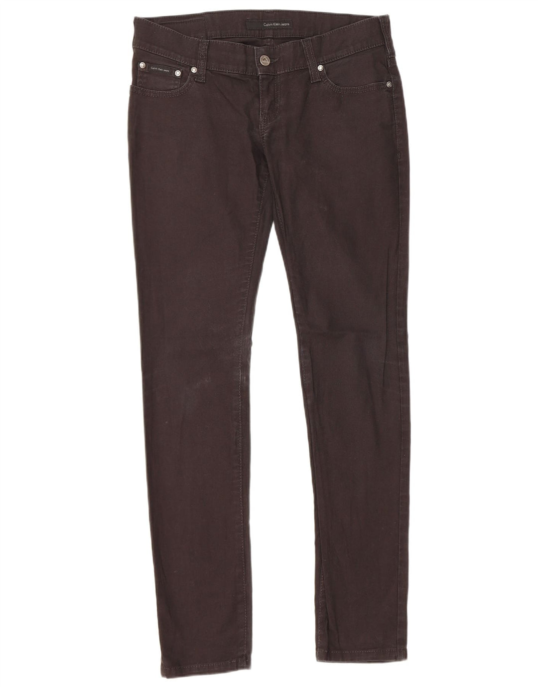 Damskie jeansy Calvin Klein W30 L31 Czarne bawełniane