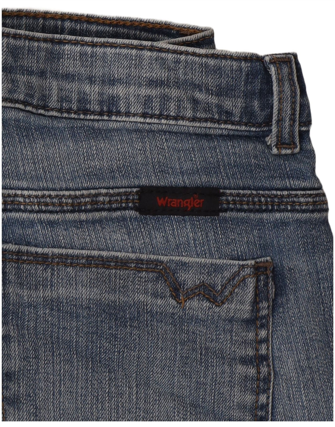 Damskie spodenki jeansowe Wrangler W30 średni niebieski