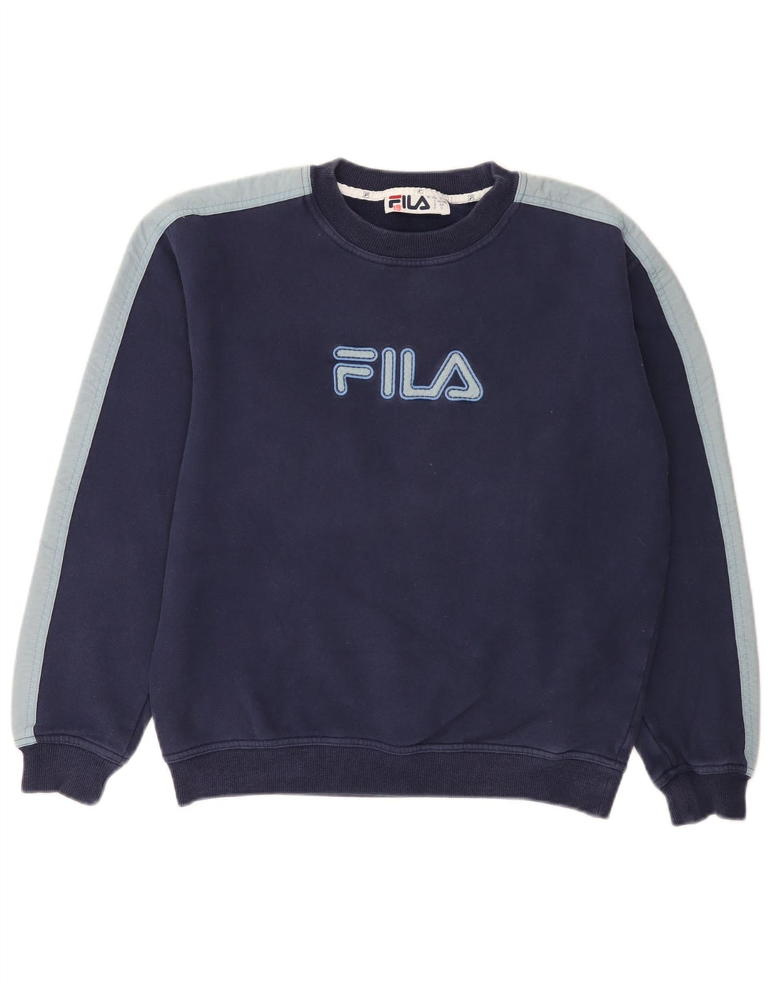 Męska bluza Fila Graphic Jumper IT 46/48 Mały granatowy, blok kolorów