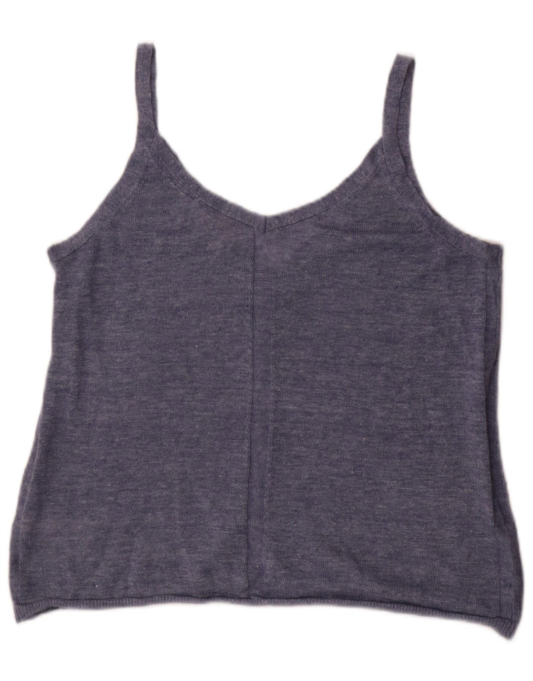 Damski sweter rozpinany bez rękawów FAT FACE UK 10 Small Blue Linen