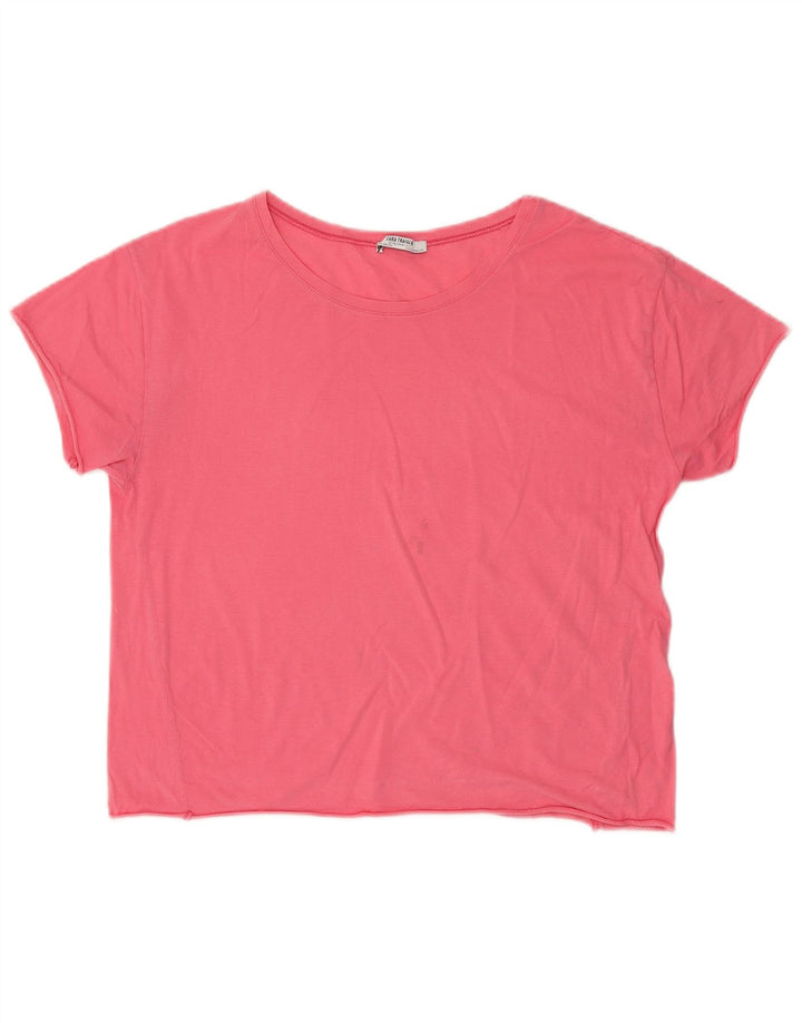 T-shirt damski Zara Trafaluc Top UK 14, średni róż