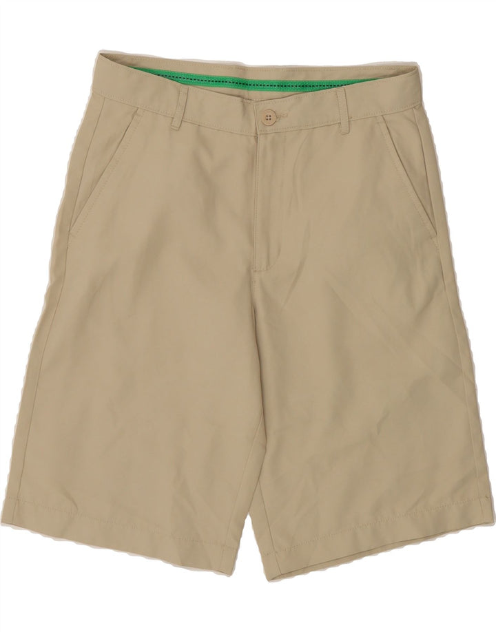 IZOD Boys Golf Chino Shorts 15-16 Years W30 Beige Polyester Vintage Izod and Second-Hand Izod from Messina Hembry 