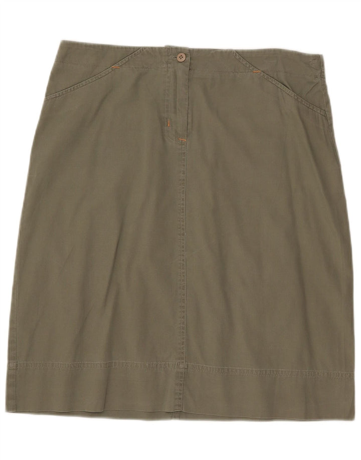 Spódnica damska Awear US 14 XL W33 Zielona bawełna