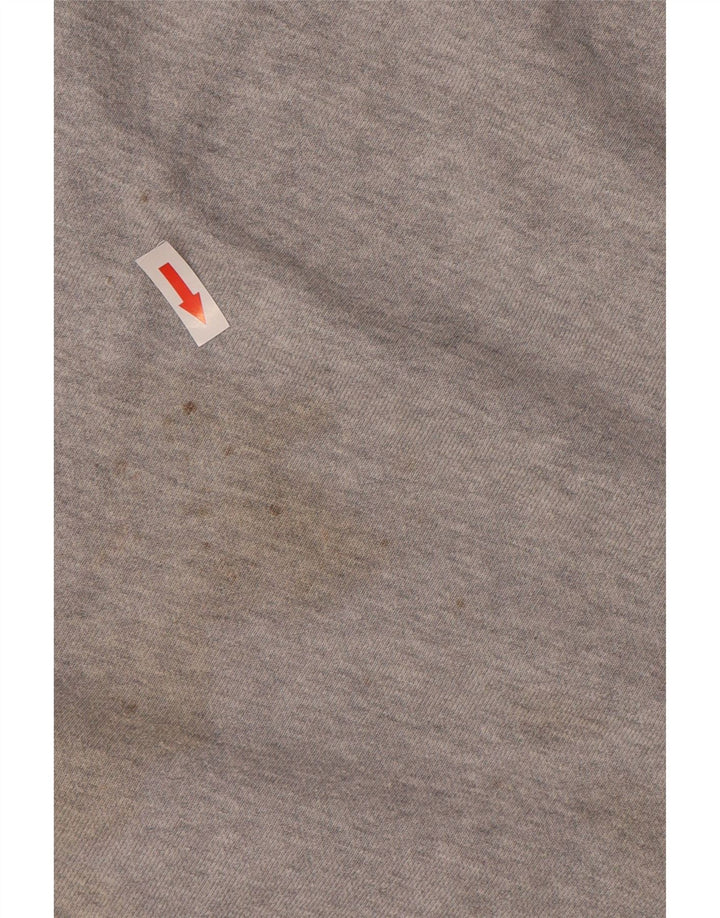 Męska bluza z grafiką Tommy Hilfiger XL, szara, z blokami kolorów, bawełniana