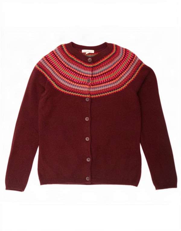 Sweter damski Seasalt Cornwall UK 12 Medium Burgundy Fair Isle