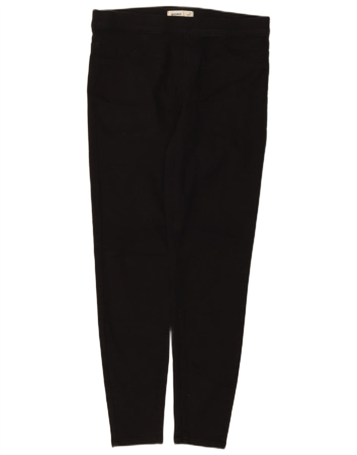 Krótkie jeansy damskie Marks & Spencer UK 12 Medium W30 L26 Czarne