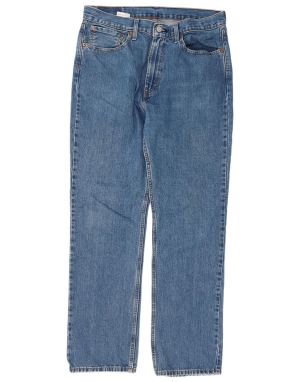 Męskie jeansy Levi's 516 Slim Straight W36 L32 Niebieskie bawełniane