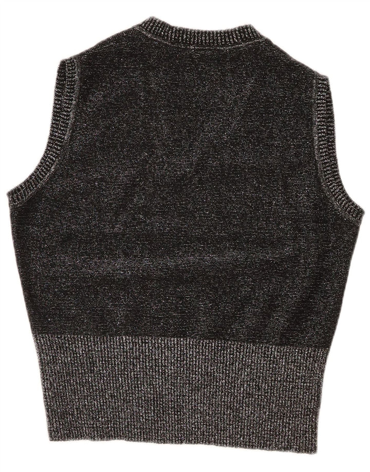 Tank top damski w stylu vintage IT 44 Średni szary, nakrapiany poliakryl