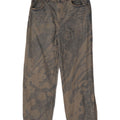 Męskie proste dżinsy Zara EU 42 Large W32 L32 Blue Tie Dye