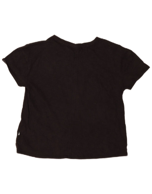 T-shirt damski The North Face UK 14, średni czarny, bawełniany