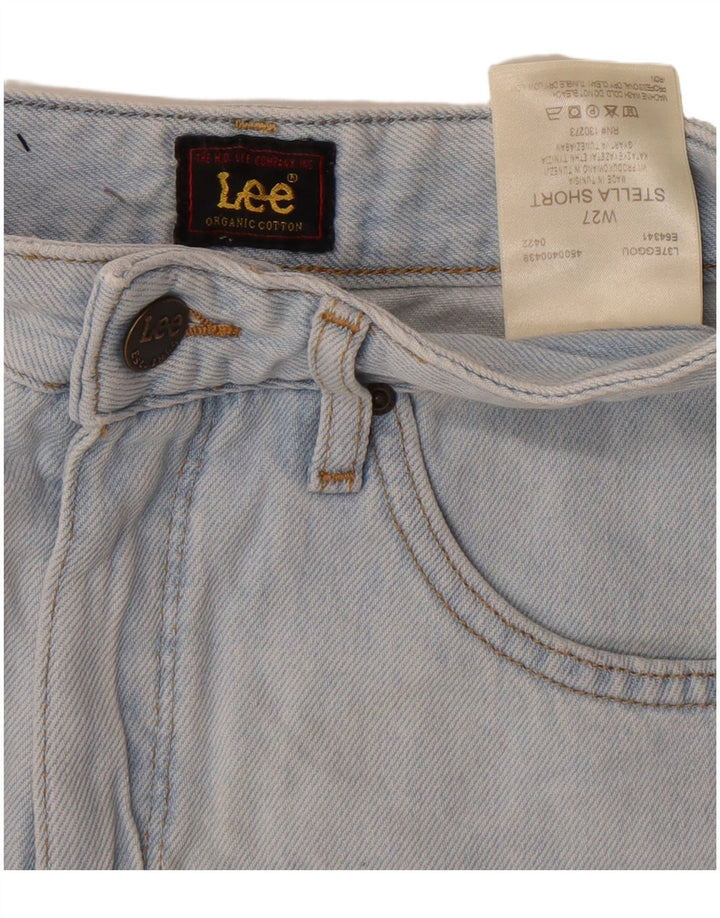 Damskie spodenki jeansowe Lee Stella W27, małe, niebieskie, bawełniane