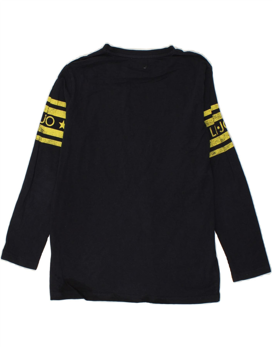 LIU JO Boys Graphic Top Long Sleeve 11-12 Years Black Cotton Vintage Liu Jo and Second-Hand Liu Jo from Messina Hembry 