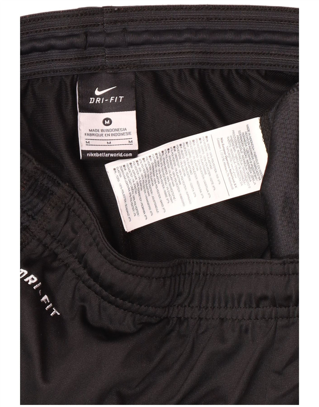 Męskie spodenki sportowe Nike Dri Fit Bermudy, średni czarny poliester