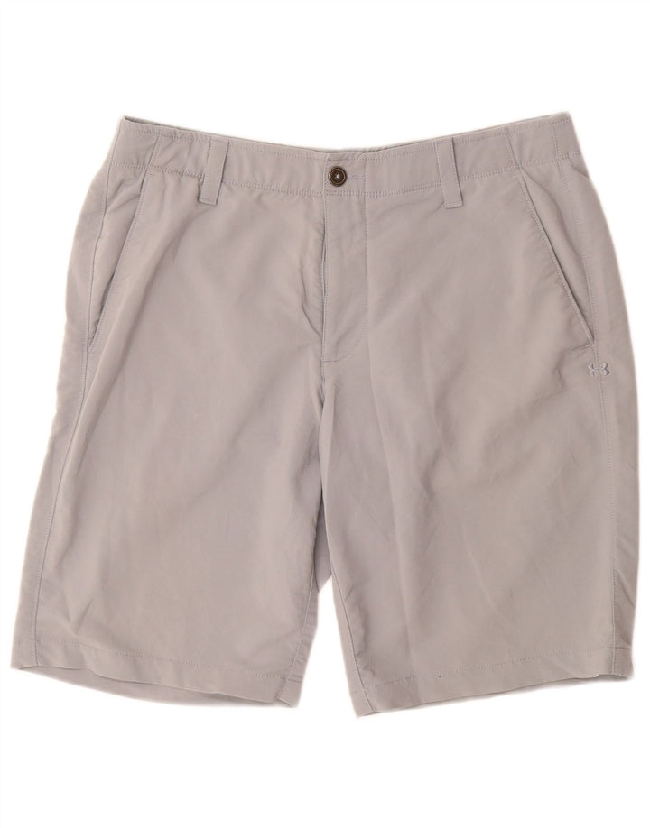 Męskie spodenki Chino UMBRO W34, duże, szare, nylonowe