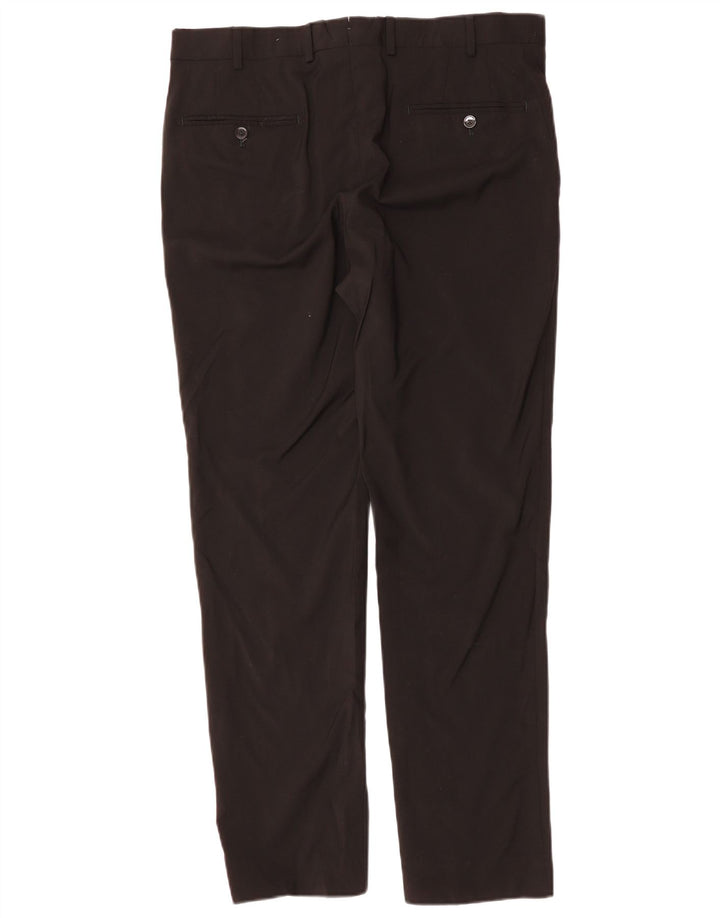 Spodnie męskie MASSIMO DUTTI EU 44 Large W34 L31 czarna wełna