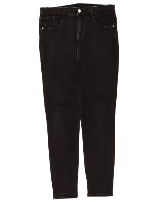 Damskie jeansy skinny Zara EU 44 XL W34 L26 czarne
