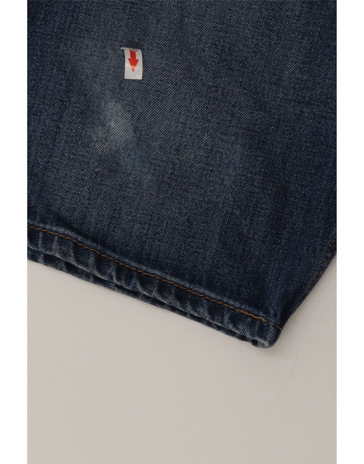 Męskie spodenki jeansowe LEVI'S 502 W30 Średnioniebieskie, bawełniane