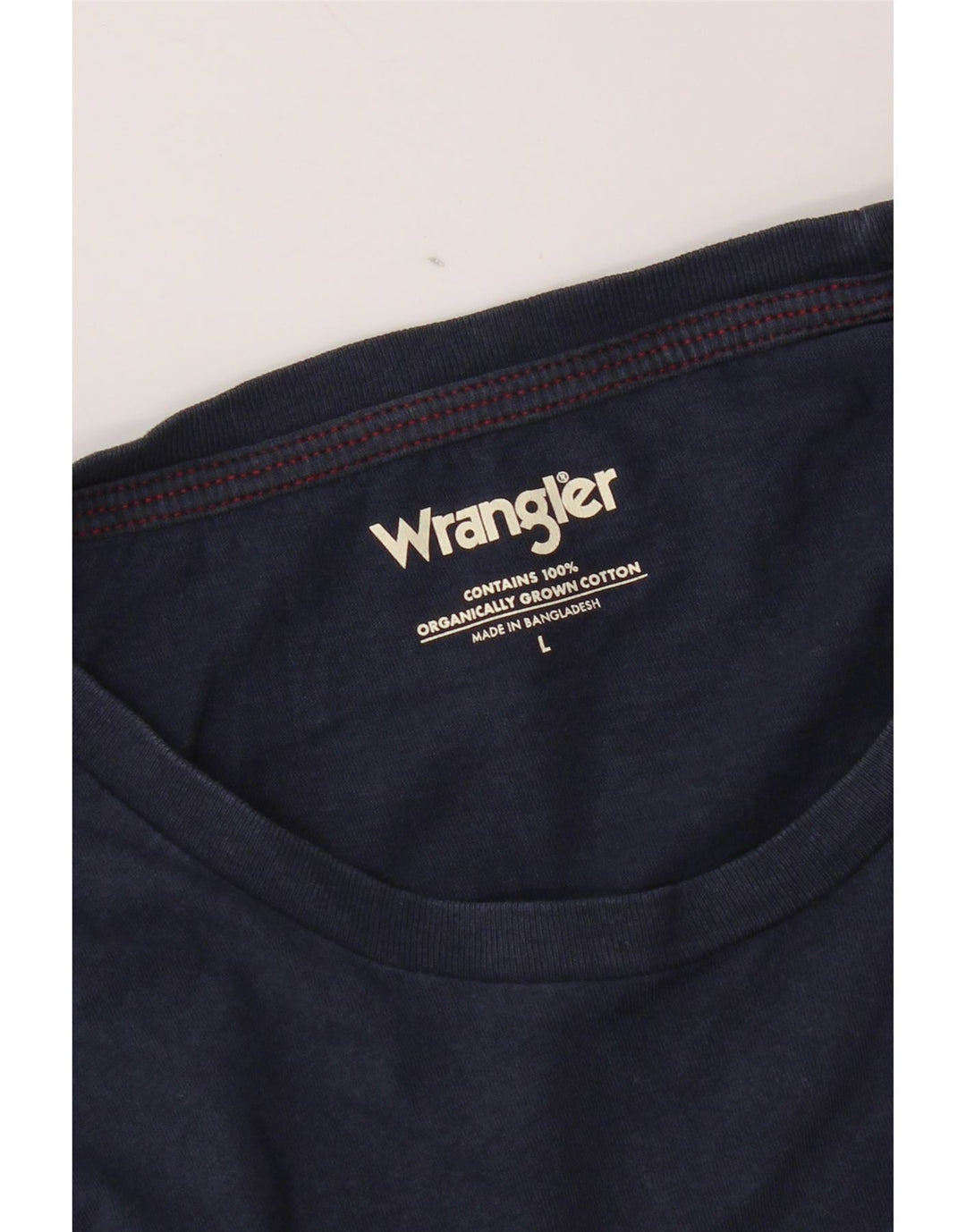 T-shirt męski Wrangler, duży, bawełniany, granatowy