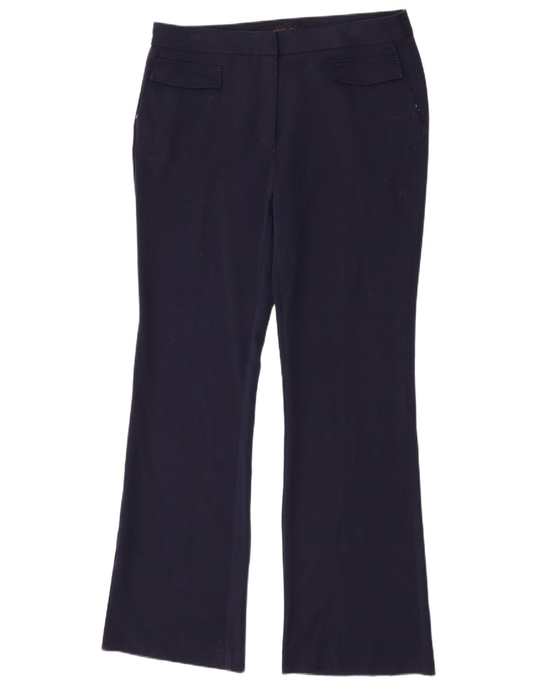 Spodnie damskie Zara Bootcut XL W32 L34 Granatowy poliester